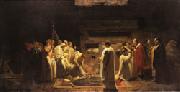 Jeles-Eugene Lenepveu The Martyrs in the Catacombs oil painting reproduction